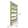 Opcom Farm Opcom Farm Grow Wall 3 Vertical Hydroponic Unit, 180 Plant Capacity OFG003B+